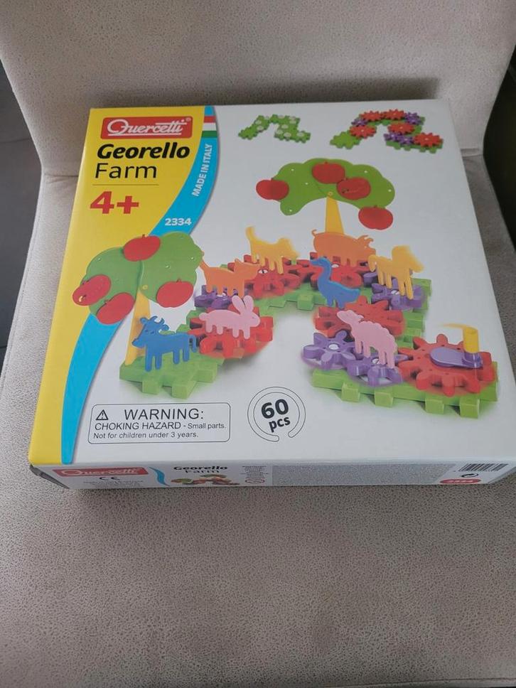 Quercetti georello farm, Kinderen en Baby's, Speelgoed | Educatief en Creatief, Zo goed als nieuw, Bouwen, Ophalen of Verzenden