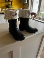 Hunter Regenlaarzen - Maat 37, Ophalen of Verzenden, Zo goed als nieuw, Zwart, Regenlaarzen