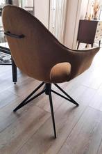 2x Draaibare eetkamerstoelen van Xooon, Ophalen, Twee, Bruin, Zo goed als nieuw