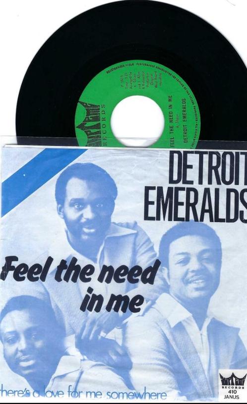 Soul 45: Lotje Detroit Emeralds, Cd's en Dvd's, Vinyl Singles, Gebruikt, Single, R&B en Soul, 7 inch, Ophalen of Verzenden