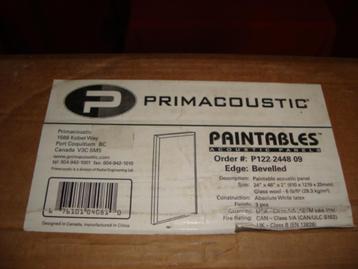 Nieuw: Primacoustic Paintable acoustic panel white 3 stuks  beschikbaar voor biedingen
