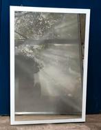 Grote wit houten spiegel, Huis en Inrichting, Woonaccessoires | Spiegels, Ophalen, Gebruikt, 100 tot 150 cm, Rechthoekig