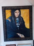 Schilderij van Jansen - Olieverf 60x50 cm, Ophalen of Verzenden