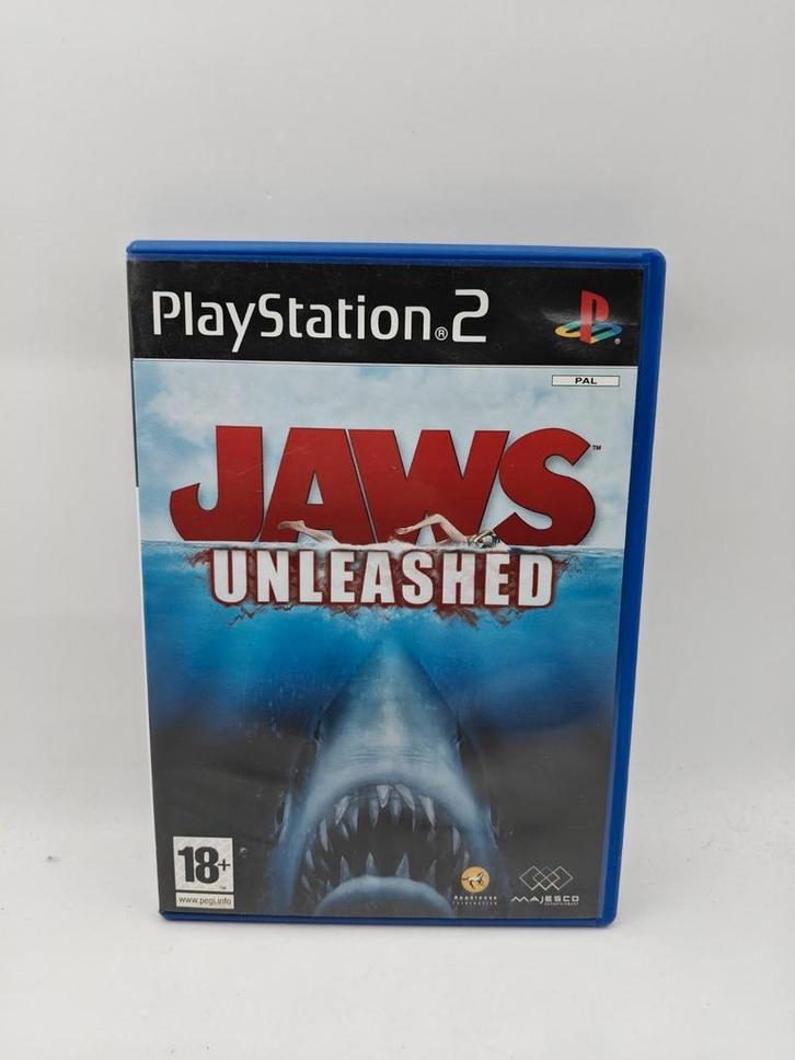 Jaws Unleashed - PS2, Spelcomputers en Games, Games | Sony PlayStation 2, Gebruikt, Avontuur en Actie, 1 speler, Vanaf 18 jaar