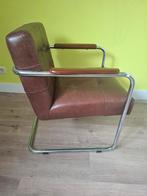 Prachtige vintage  stoel Crack by Machalke, Huis en Inrichting, Ophalen of Verzenden, Zo goed als nieuw, Bruin, Eén