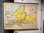 Schoolplaat Gelderland met Illustratie, Antiek en Kunst, Ophalen of Verzenden, Aardrijkskunde