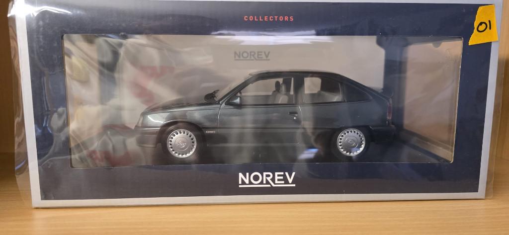 Opel Kadett E GSI (01) groen Norev, Hobby en Vrije tijd, Ophalen of Verzenden, Nieuw, Auto, Norev