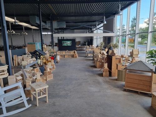 Diverse houtgemaakte producten - fietsen e.d. - LOODS66B, Tuin en Terras, Tuinwanddecoratie, Nieuw, Ophalen