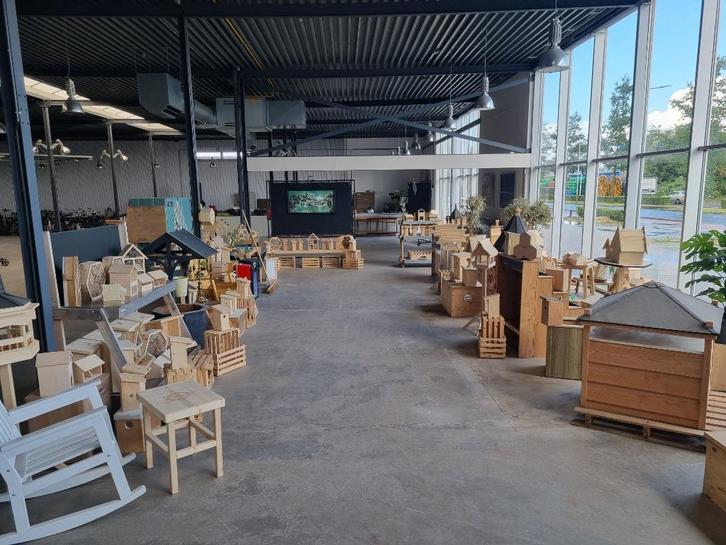 Diverse houtgemaakte producten - fietsen e.d. - LOODS66B, Tuin en Terras, Tuinwanddecoratie, Nieuw, Ophalen