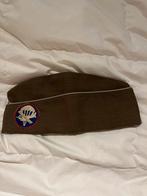 Us wo2 ww2 garrison cap airborne repro, Verzamelen, Militaria | Tweede Wereldoorlog, Ophalen of Verzenden, Amerika, Helm of Baret