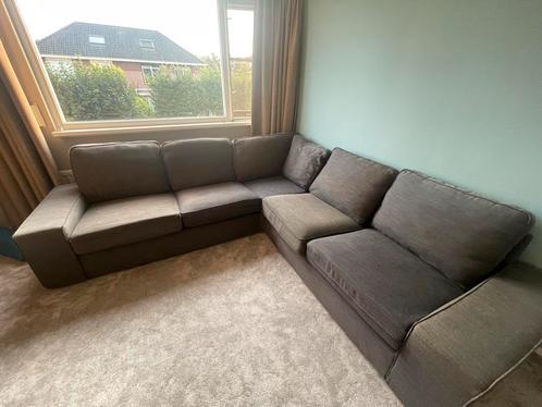 IKEA (hoek)bank Kivik grijs, Huis en Inrichting, Banken | Complete zithoeken, Gebruikt, Ophalen