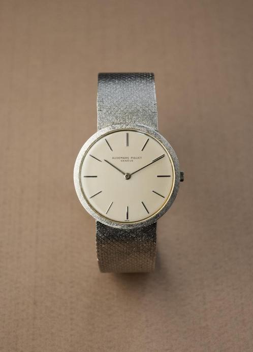 Audemars Piguet 34mm / 18K witgoud / Garantie, Sieraden, Tassen en Uiterlijk, Horloges | Heren, Zo goed als nieuw, Polshorloge
