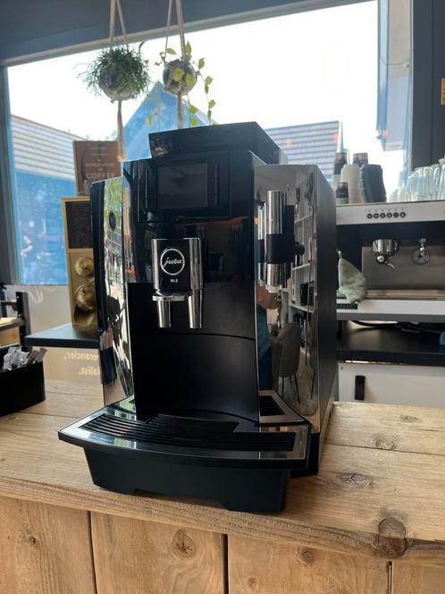Jura We8 - Chrome - Gereviseerd - Garantie, Witgoed en Apparatuur, Koffiezetapparaten, Refurbished, Gemalen koffie, Koffiebonen
