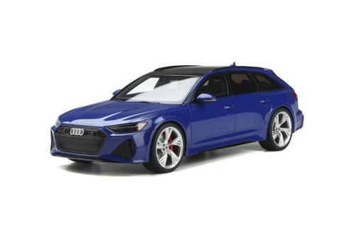 Audi RS6 Quattro C8 Avant Nogaro Blauw 2020 GT Spirit GT854, Hobby en Vrije tijd, Modelauto's | 1:18, Nieuw, Auto, Overige merken