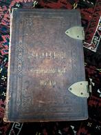 Antieke Bijbel met slotjes, Antiek en Kunst, Antiek | Boeken en Bijbels, Verzenden