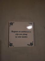 Memorabilia tegeltjes met tekst Tegelspreuken borden met te, Ophalen of Verzenden, Gebruikt, Mens