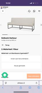 Eetkamerbank creme boucle zitmaxx, Huis en Inrichting, Banken | Complete zithoeken, Ophalen, Nieuw