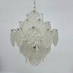 Vintage Kroonluchter Jaren 70, Gebruikt, No, Ophalen of Verzenden, Glas