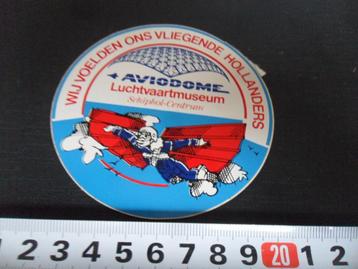 sticker wij voelden ons vliegende hollanders aviodome schiph beschikbaar voor biedingen