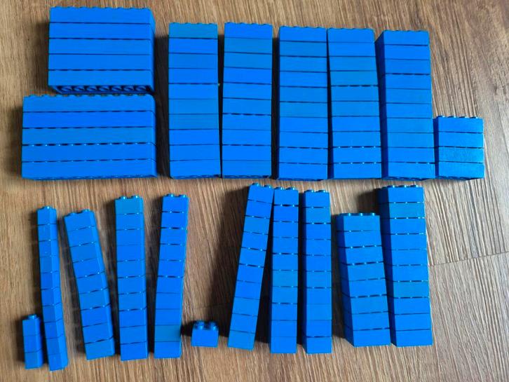 Basisset Lego blauw, Kinderen en Baby's, Speelgoed | Duplo en Lego, Gebruikt, Lego, Losse stenen, Ophalen