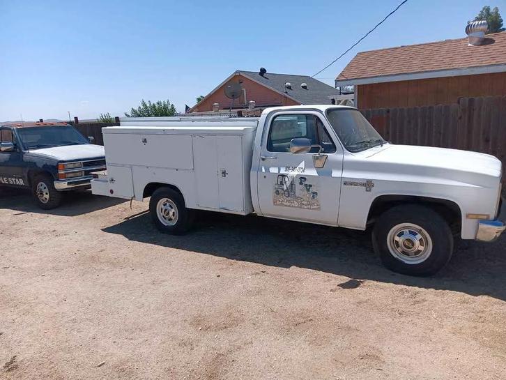 chevy c20 utility work truck pickup 2x 78 87 + firetruck, Auto's, Chevrolet, Particulier, Overige modellen, Benzine, Euro 3, Overige carrosserieën