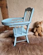 Vintage blauwe kinderstoel, Antiek en Kunst, Ophalen of Verzenden