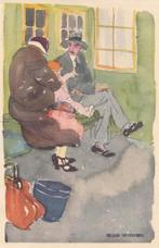 Herman Moerkerk prentje van een aquarel, Verzenden, Zo goed als nieuw, Voor 1940, Prent