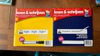 Leren schrijven oefenboeken., Ophalen of Verzenden, Zo goed als nieuw