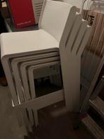 Witte barkrukken outdoor - set van 4, Ophalen, Nieuw, Kunststof