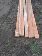 Houten Balken, Doe-het-zelf en Verbouw, Hout en Planken, Geïmpregneerd, Gebruikt, 25 tot 50 mm, Ophalen of Verzenden