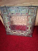 Glas in lood met oohangketting, Antiek en Kunst, Ophalen of Verzenden