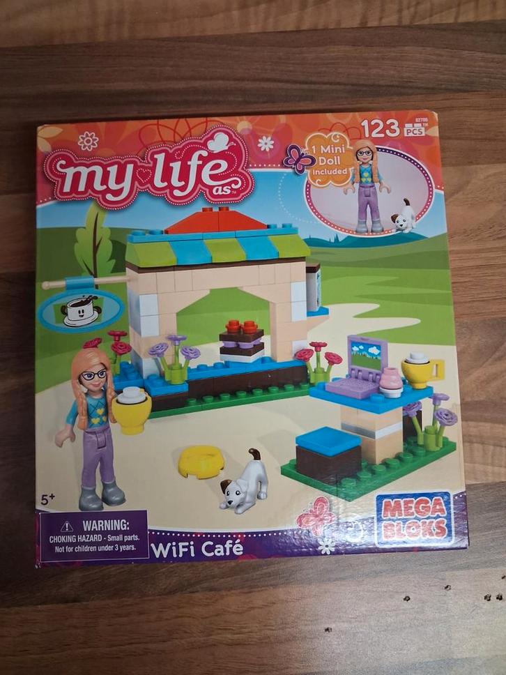 Mega Bloks My Life Wi-fi Café - Nieuw in Doos!, Kinderen en Baby's, Speelgoed | Duplo en Lego, Nieuw, Complete set, Ophalen of Verzenden