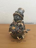 Katje steampunk beeldje goudkleurig erg leuk, Verzamelen, Beelden en Beeldjes, Ophalen of Verzenden, Nieuw, Dier