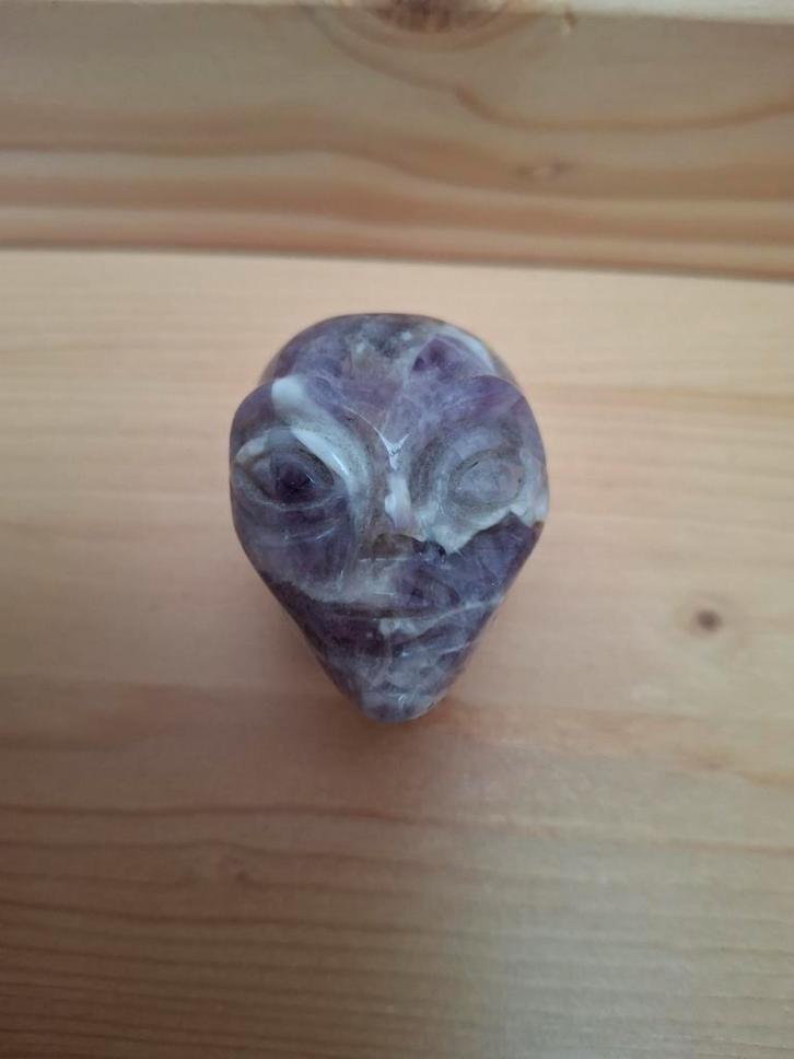 Aliën schedel Crystal Skull, Verzamelen, Mineralen en Fossielen, Ophalen of Verzenden