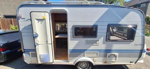 Hobby Caravan (400 SB Excellent Easy), met veel accessoires, Caravans en Kamperen, Caravans, Particulier, tot en met 4, 750 - 1000 kg