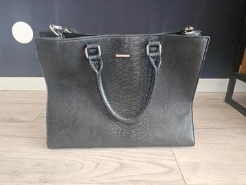 Invito damestas schoudertas zwart PU-leder (40x14x32cm) beschikbaar voor biedingen