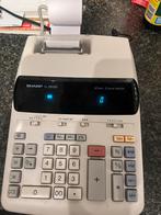 Sharp EL-2910R Rekenmachine + 8 Telrollen, Ophalen of Verzenden