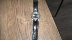 Heren Horloge, Sieraden, Tassen en Uiterlijk, Horloges | Heren, Leer, Staal, Polshorloge, Zo goed als nieuw