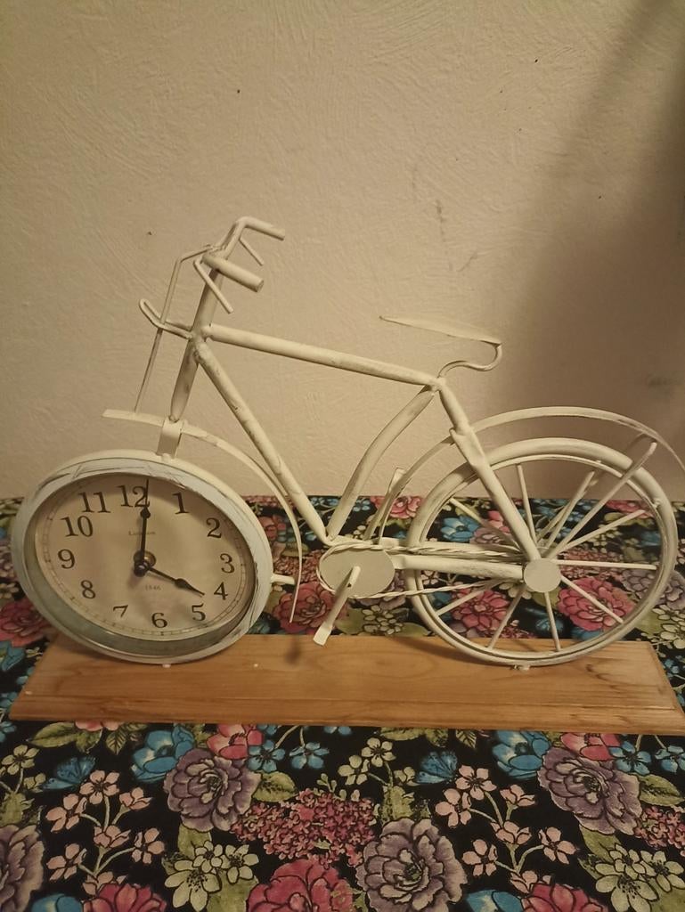 Fiets klok, Huis en Inrichting, Woonaccessoires | Klokken, Ophalen of Verzenden