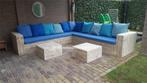 steigerhout Hoekbank | Loungebank | tuinbank | SHOWROOM OPEN, Bank, Steigerhout, Nieuw, Ophalen of Verzenden