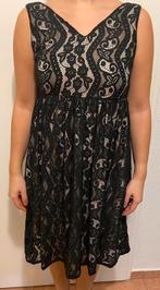 Kant Jurk boven de knie, kleur zwart merk zara, Kleding | Dames, Jurken, Maat 38/40 (M), Ophalen of Verzenden, Zo goed als nieuw