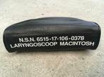 Macingtosh (Heine) laryngoscoop set met 3 gebogen lepels, Niet ingevuld, Niet ingevuld, Ophalen of Verzenden, Zo goed als nieuw