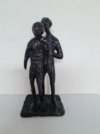 Massief Bronzen gepatineerd beeld Sculptuur <1.5 kg, Ophalen of Verzenden