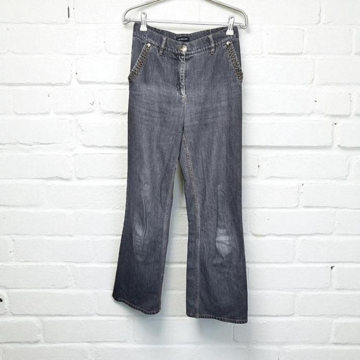 Caroline Biss Jeans Maat 34 Blauw Wijde Pijpen, Kleding | Dames, Spijkerbroeken en Jeans, Gedragen, W27 (confectie 34) of kleiner