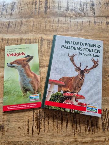 Wilde Dieren & Paddestoelen in Nederland met veldgids  beschikbaar voor biedingen
