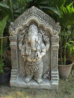 Ganesha wandbeeld, Tuin en Terras, Ophalen of Verzenden, Nieuw, Steen, Boeddhabeeld