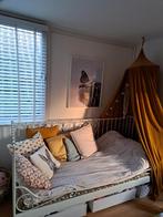 Ikea bed metaal incl lattenbodem en matras GRATIS, Ophalen, Gebruikt, 90 cm, Eenpersoons