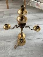 Antique copper candlestick, Ophalen of Verzenden