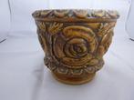 mooie bewerkte vintage bloempot, Ophalen of Verzenden, Overige typen