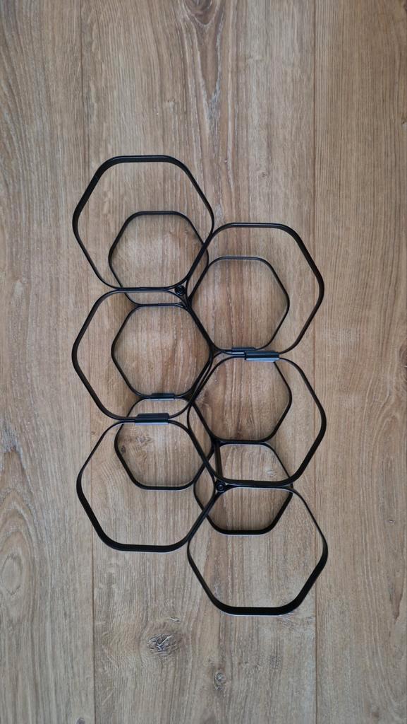 Monteerbaar wijnrek, Huis en Inrichting, Woonaccessoires | Wijnrekken, Zo goed als nieuw, Minder dan 50 cm, Metaal, 5 tot 15 flessen